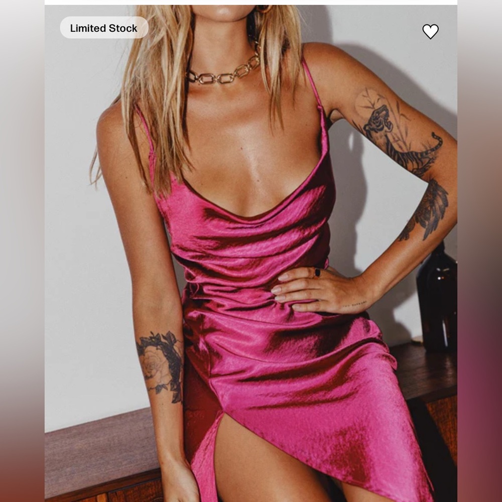 Princess Polly Pink Midi Dress